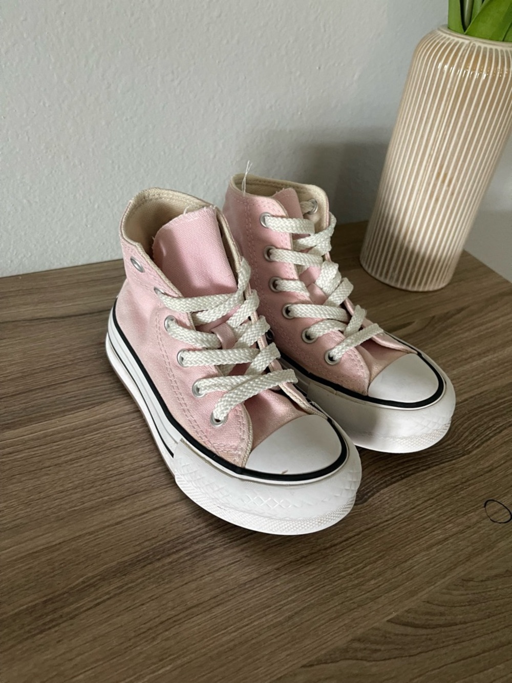 Converse Kids Pink High-Top Canvas Sneakers